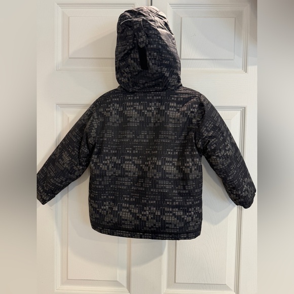 Columbia Toddler Winter Coat 3T Black Hooded Puffer Jacket Insulated - Picture 12 of 12